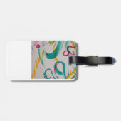 Étiquette À Bagage Balise de bagage (Dos horizontal)