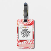 Étiquette À Bagage Balise de bagage (Dos Vertical)