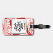 Étiquette À Bagage Balise de bagage (Dos horizontal)