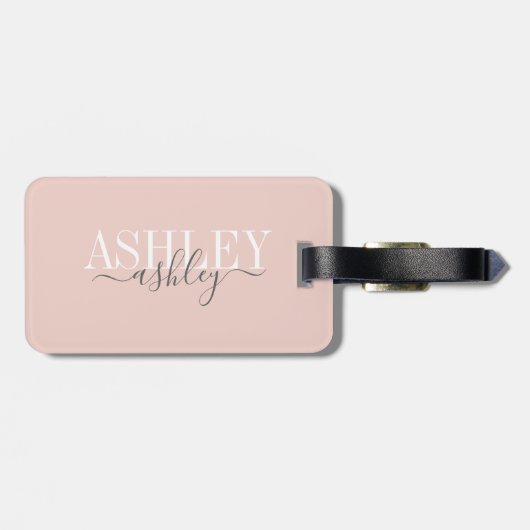 Étiquette À Bagage Balise de bagage (Dos horizontal)