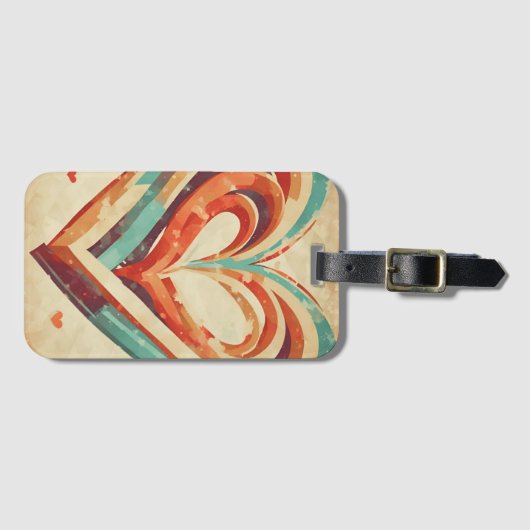 Étiquette À Bagage Balise de bagage (Devant Horizontal)