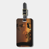 Étiquette À Bagage Balise de bagage à cheval personnalisable (Devant Vertical)