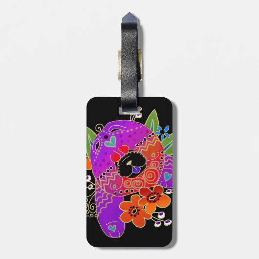 Étiquette À Bagage Balise de bagage à main BINDI (Dos Vertical)