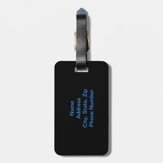 Étiquette À Bagage Balise de bagage à papillon sur mesure (Dos Vertical)