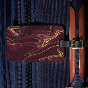 Étiquette À Bagage Balise de bagage américaine couleur solide