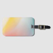 Étiquette À Bagage Balise de bagage américaine couleur solide (Devant Horizontal)