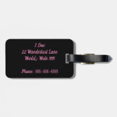 Étiquette À Bagage Balise de bagage Andiamo (Dos horizontal)