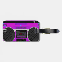 Balise de bagage Boombox des années 80 Radical