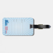 Étiquette À Bagage Balise de bagage Bruno (Dos horizontal)