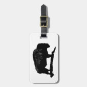 Étiquette À Bagage Balise de bagage Buffalo (Devant Vertical)