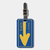 Étiquette À Bagage Balise de bagage Camino de Santiago (Devant Vertical)