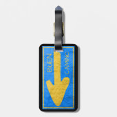Étiquette À Bagage Balise de bagage Camino de Santiago (Dos Vertical)