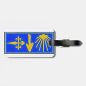 Étiquette À Bagage Balise de bagage Camino de Santiago (Dos horizontal)