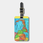 Étiquette À Bagage Balise de bagage Carte Cape Cod (Devant Vertical)