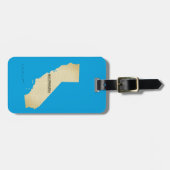 Étiquette À Bagage Balise de bagage - Carte de Californie (Devant horizontal)