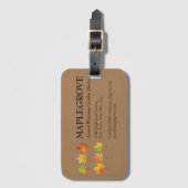 Étiquette À Bagage Balise de bagage carte de visite (Devant Vertical)