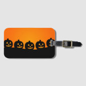 Étiquette À Bagage Balise de bagage citrouille (Devant Horizontal)