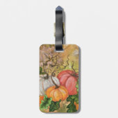 Étiquette À Bagage Balise de bagage citrouille (Dos Vertical)