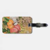 Étiquette À Bagage Balise de bagage citrouille (Dos horizontal)