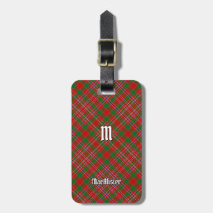 Étiquette À Bagage Balise de bagage Clan MacAlister Tartan