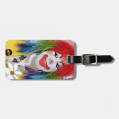 Étiquette À Bagage Balise de bagage clown souriant (Devant horizontal)