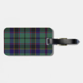 Étiquette À Bagage Balise de bagage colorée Stephenson Tartan (Dos horizontal)