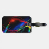 Étiquette À Bagage Balise de bagage couleur (Dos horizontal)