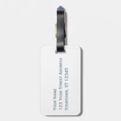 Étiquette À Bagage Balise de bagage courte (Dos Vertical)