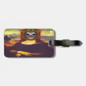 Étiquette À Bagage Balise de bagage Cyborg Mona Lisa (Dos horizontal)