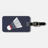 Étiquette À Bagage Balise de bagage d'adresse graphique Badminton (Devant horizontal)