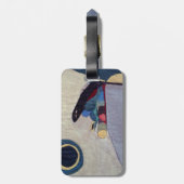 Étiquette À Bagage Balise de bagage d'art Abstrait avec bracelet en c (Dos Vertical)