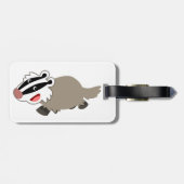 Étiquette À Bagage Balise de bagage de badge de dessin mignon (Dos horizontal)