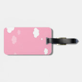 Étiquette À Bagage Balise de bagage de code QR modifiable (Dos horizontal)