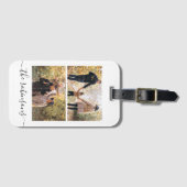 Étiquette À Bagage Balise de bagage de collection photo Script 2 tend (Devant Horizontal)