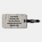 Étiquette À Bagage Balise de bagage de conception Escalade de roche (Dos horizontal)