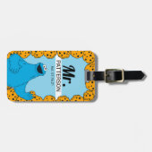 Étiquette À Bagage Balise de bagage de couple de cookie Monster (Devant horizontal)