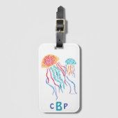 Étiquette À Bagage Balise de bagage de gelée (Devant Vertical)