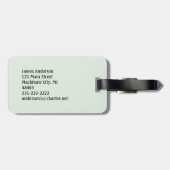 Étiquette À Bagage Balise de bagage de golf personnalisée (Dos horizontal)