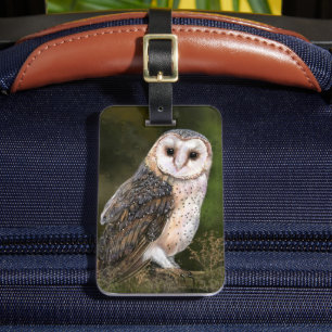 Étiquette À Bagage Balise de bagage de hibou