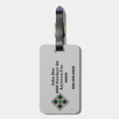 Étiquette À Bagage Balise de bagage de la 4e division d'infanterie (Dos Vertical)