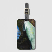 Étiquette À Bagage Balise de bagage de la rivière Yellowstone (Devant Vertical)