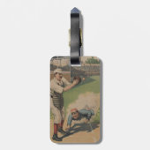 Étiquette À Bagage Balise de bagage de l'affiche de baseball (Dos Vertical)