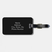 Étiquette À Bagage Balise de bagage de l'arbre de vie personnalisée (Dos horizontal)