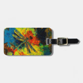 Étiquette À Bagage Balise de bagage de libellule (Devant horizontal)