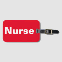 Balise de bagage de l'infirmière