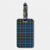Étiquette À Bagage Balise de bagage de MacDonald Clan Tartan (Dos Vertical)