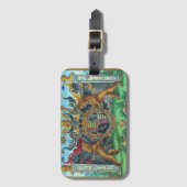 Étiquette À Bagage Balise de bagage de manteau (Devant Vertical)