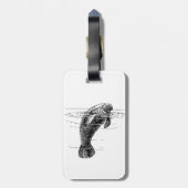 Étiquette À Bagage Balise de bagage de manutention (Dos Vertical)