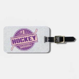 Étiquette À Bagage Balise de bagage de mère de hockey personnalisable