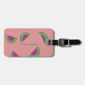 Étiquette À Bagage Balise de bagage de pastèque (Devant horizontal)